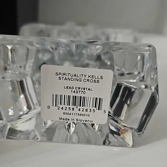 Waterford Crystal Kells Standing Cross - Picture 4 of 7